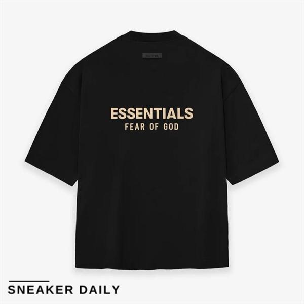 Essentials V-Neck Core Tee ( Logo Trắng )