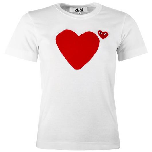 CDG Play Two Heart Tee ( LNĐ )