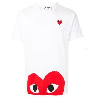 CDG Play Red Half Heart Tee ( LNĐ )