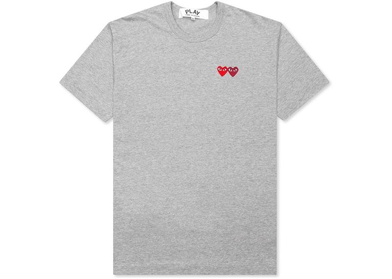 CDG Play Double Heart Tee ( LNĐ )