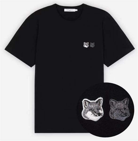 Maison Kitsune Double Fox Head Tee