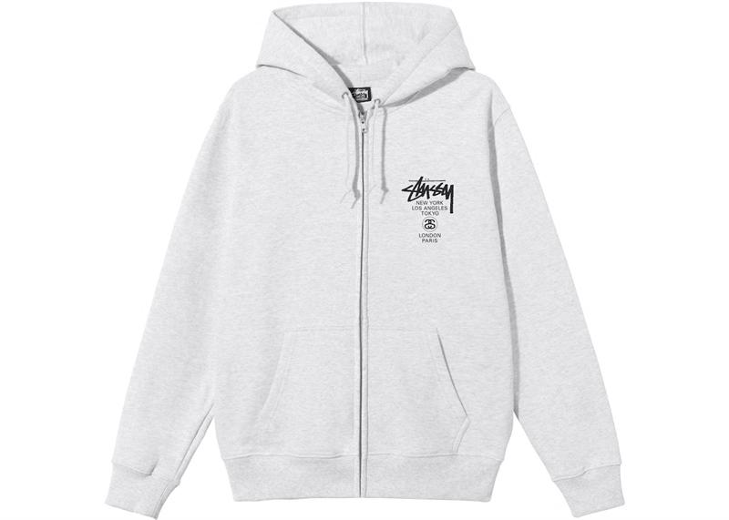 Stussy World Tour Zip Hoodie