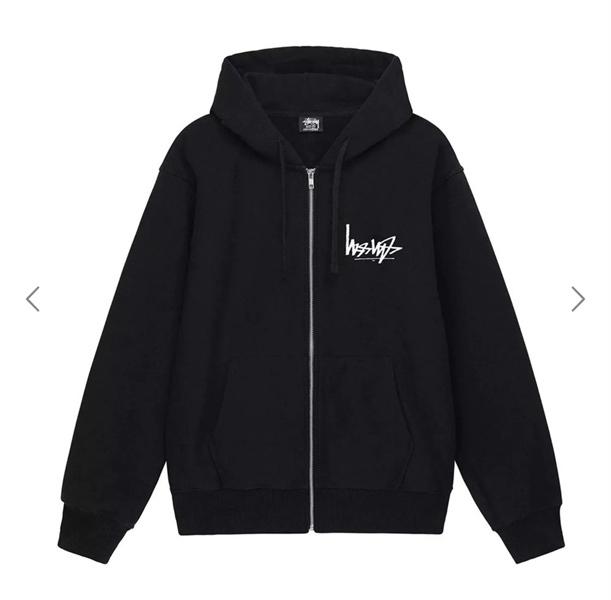 Stussy Flipped Logo Zip Hoodie
