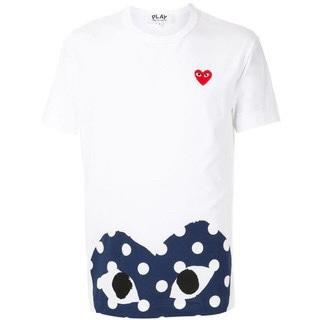 CDG White Polka Dot Tee ( LNĐ )