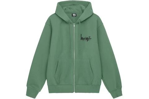 Stussy Flipped Logo Zip Hoodie