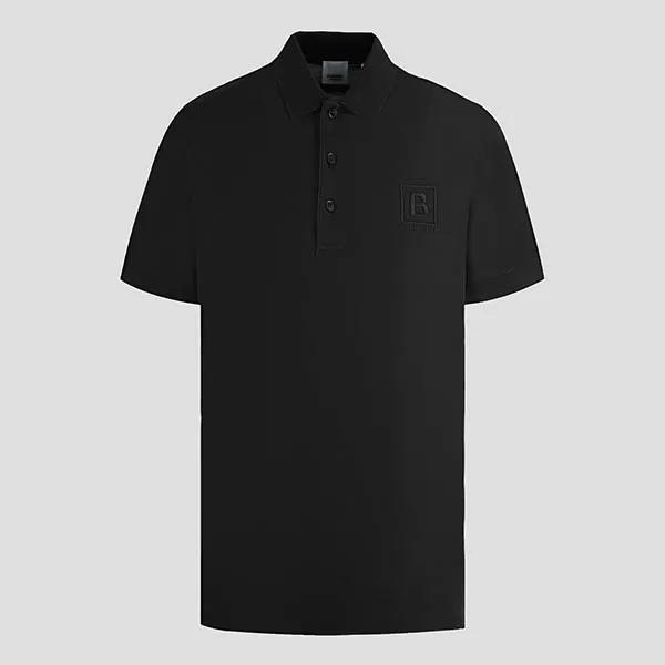 Burberry B Box Letter Graphic Cotton Polo