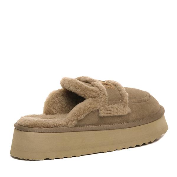 UGG AU Trisha Fluffy Platform Scuff
