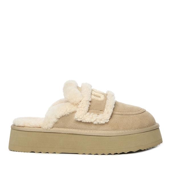 UGG AU Trisha Fluffy Platform Scuff