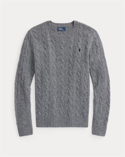 Ralph Lauren Cable Knit Wool Cashmere Crewneck Sweater ( Woman )