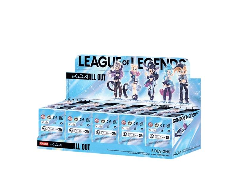 Popmart League Of Legends K/DA All Out Figures Full Set