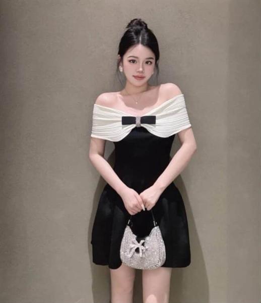 Self Portrait Diamante Crescent Bow