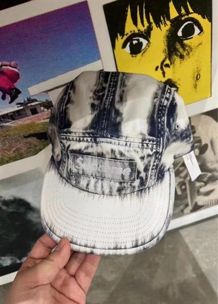 Supreme Bleached Chino Camp Cap SS24 Week 10