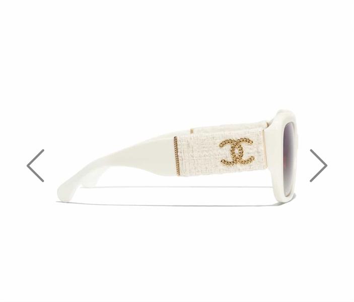 Chanel Acetate Square Sunglasses