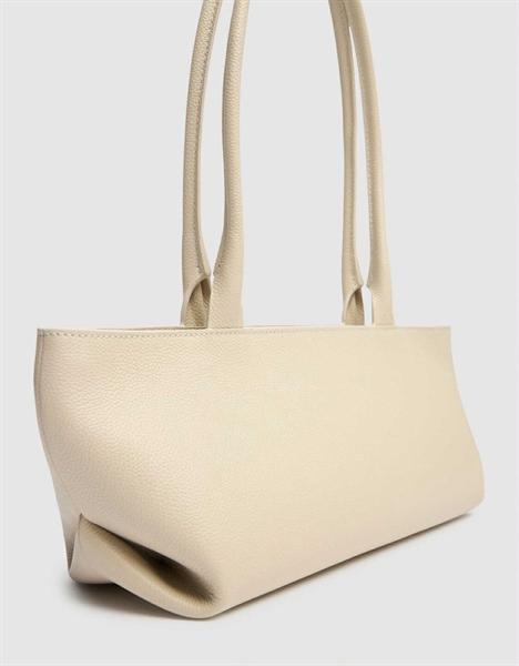 Demellier Shoulder Grained Leather Bag