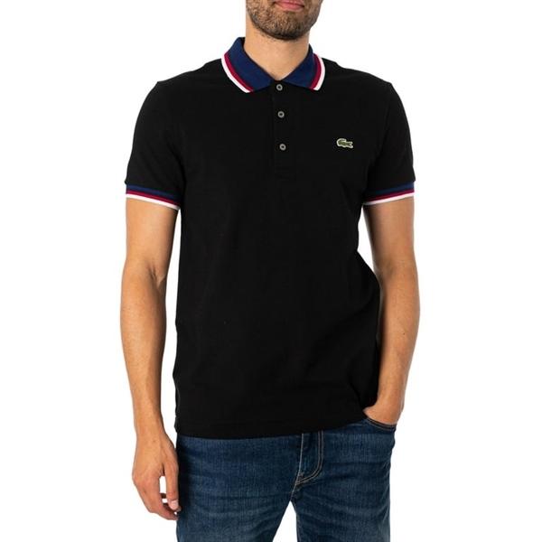 Lacoste 3 Stripes Collar Polo