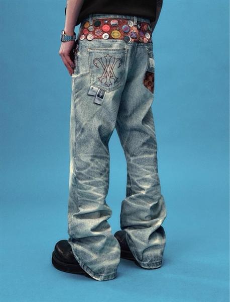 YadCrew Printed Loose Jeans