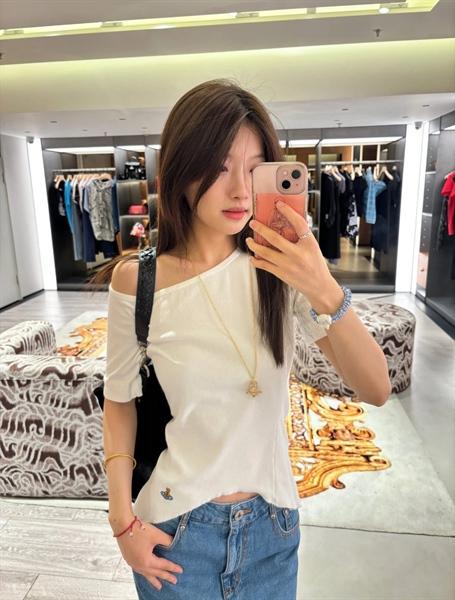 Vivienne Westwood Orgy Shoulder T-Shirt White