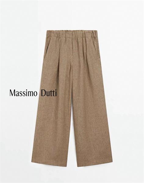 Massimo Dutti Linen Relaxed Pants