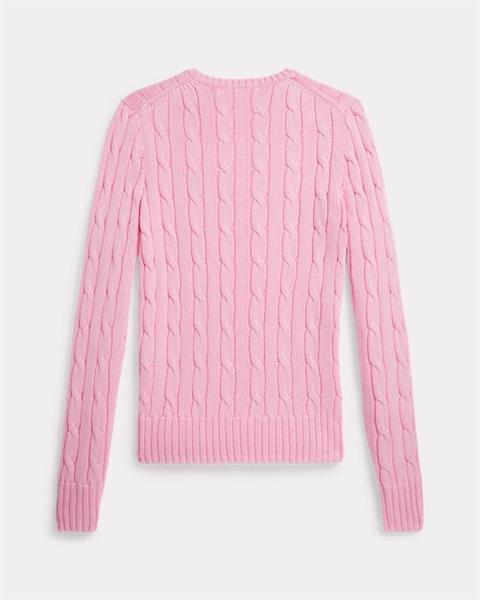 Ralph Lauren Cable Knit Cotton Crewneck Sweater ( Woman )