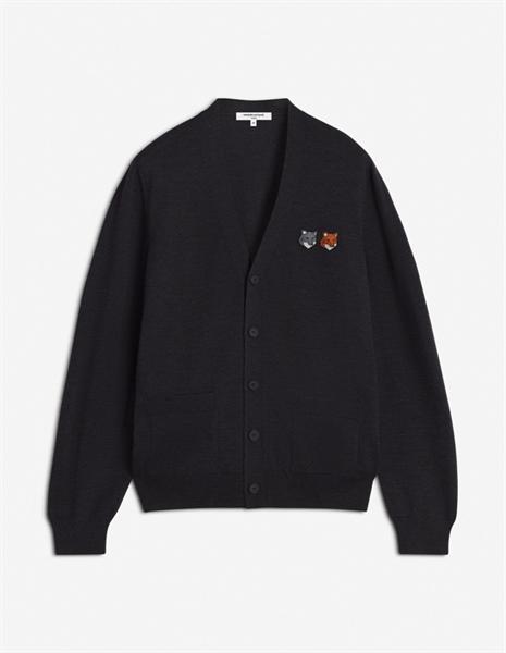 Maison Kitsune Double Bold Fox Head Patch Cardigan