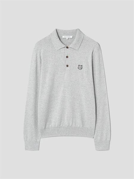 Maison Kitsune Bold Fox Head Patch Polo Jumper