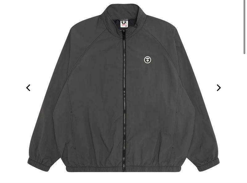 AAPENOW moonface logo windbreaker jacket