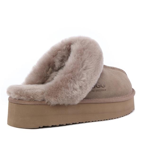 UGG AU Fur Banding Slipper