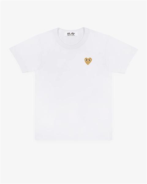 CDG Play Gold Heart Tee