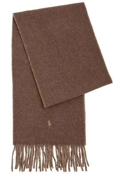 Ralph Lauren Reversible Wool Blend Scarf