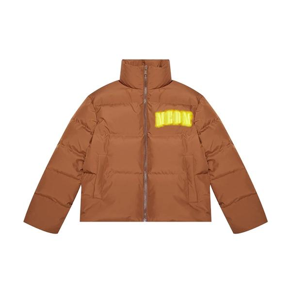 MEDM Neon Embroidery Short Down Jacket