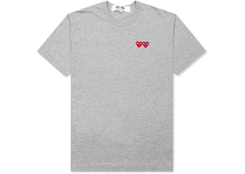 CDG Play Double Heart Tee ( LNĐ )