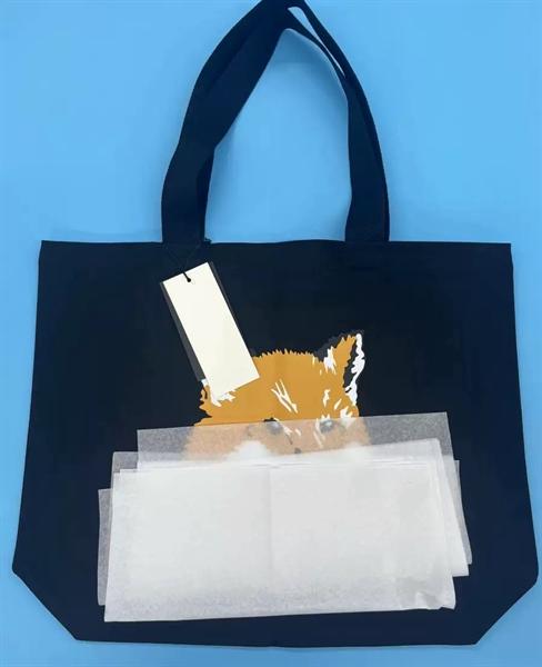 Maison Kitsune Fox Head Tote Bag