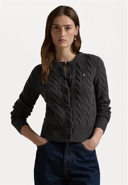 Ralph Lauren Cable Knit Wool Cashmere Cardigan