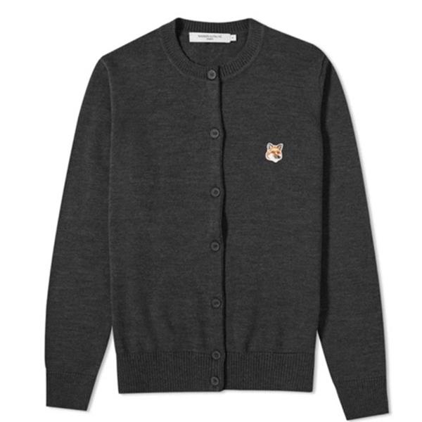 Maison Kitsune Fox Head Patch Classic Cardigan