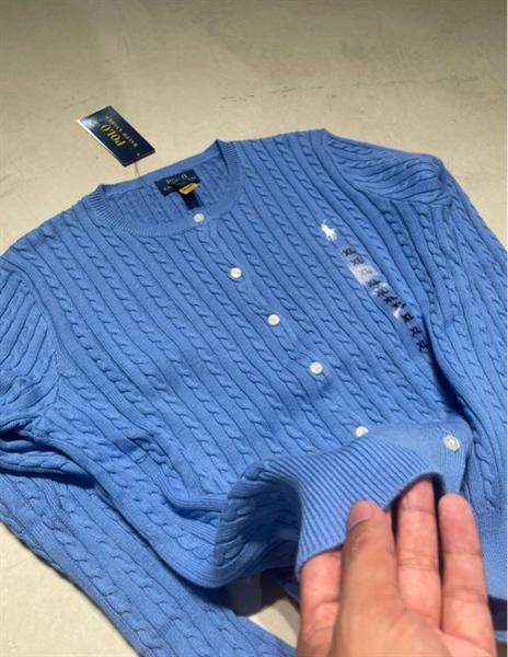 Ralph Lauren Mini Cable Cotton Cardigan