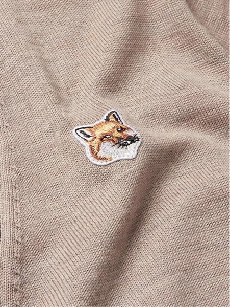Maison Kitsune Fox Head Patch Classic Cardigan