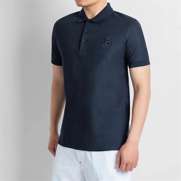 Burberry B Box Letter Graphic Cotton Navy