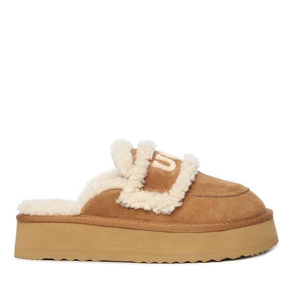 UGG AU Trisha Fluffy Platform Scuff
