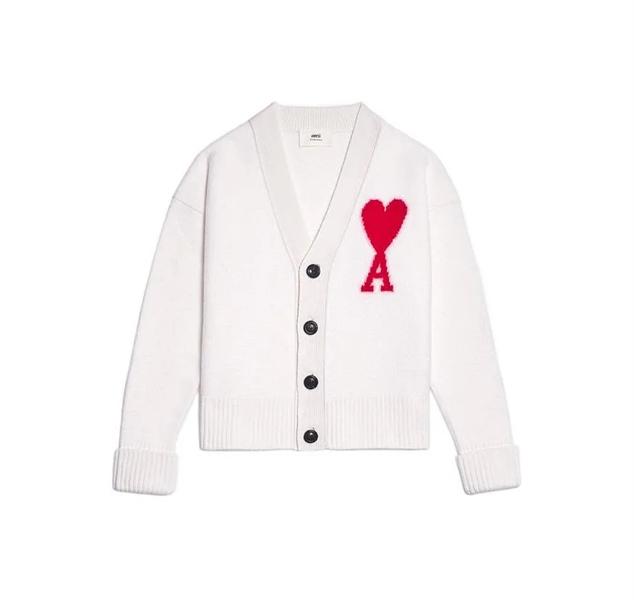 Ami Paris Logo Cardigan