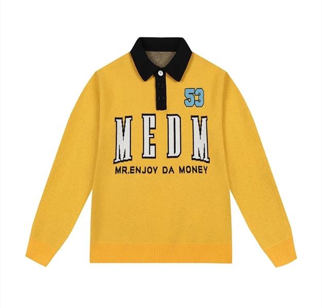 MEDM Knit Long Sleeves Polo