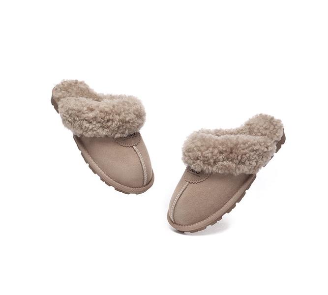 UGG AU Waffle Curly Slippers