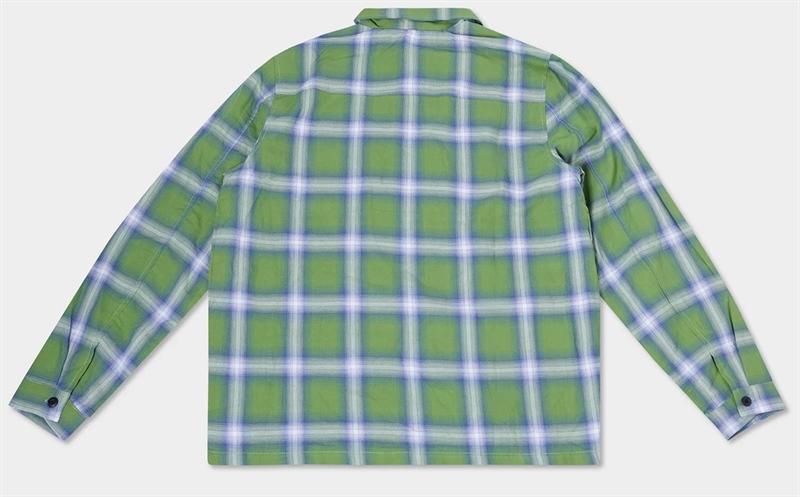 Stussy Eddie Plaid Long Sleeve Zip Shirt