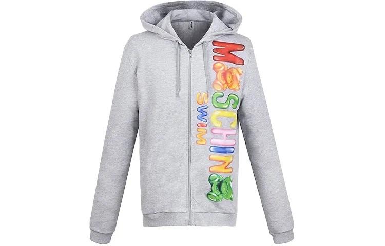 Moschino Rainbow Zip Hoodie