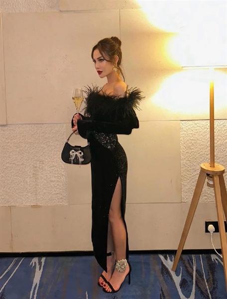 Self Portrait Crescent Bow Bag