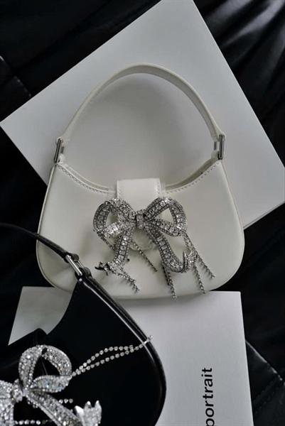 Self Portrait Crescent Bow Bag