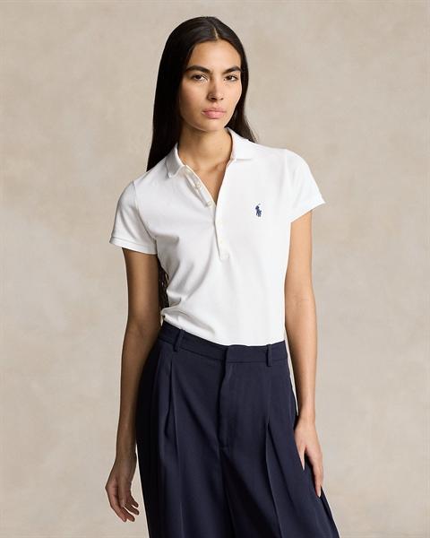 Ralph Lauren Slim Fit Stretch Polo ( Woman )
