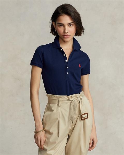 Ralph Lauren Slim Fit Stretch Polo ( Woman )