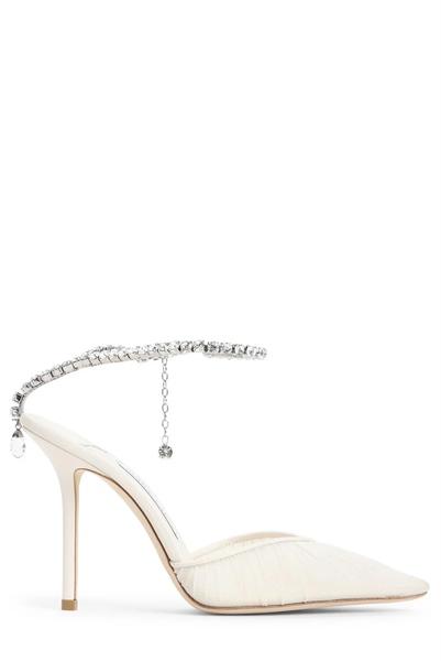 Jimmy Choo Saeda 100 Embellished Pumps