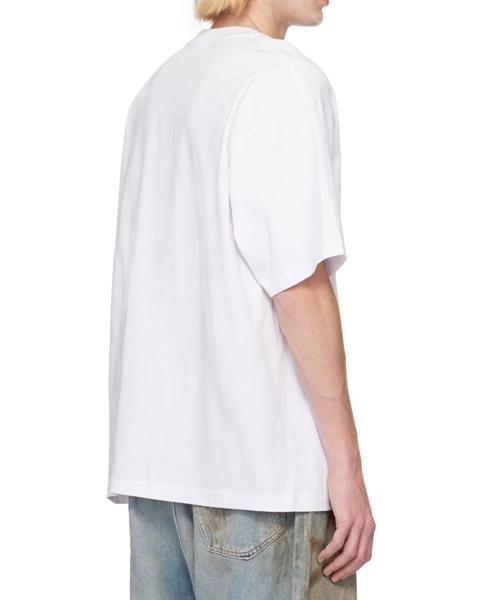 Bape White Painting Relaxed Fit Tee