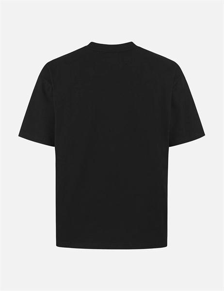 EVISU RHINSTONE LOGO AND GODHEAD PRINT RELAX FIT T-SHIRT